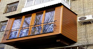 Внешняя отделка балкона Усть-Лабинск цена от 1022 руб. м/2.